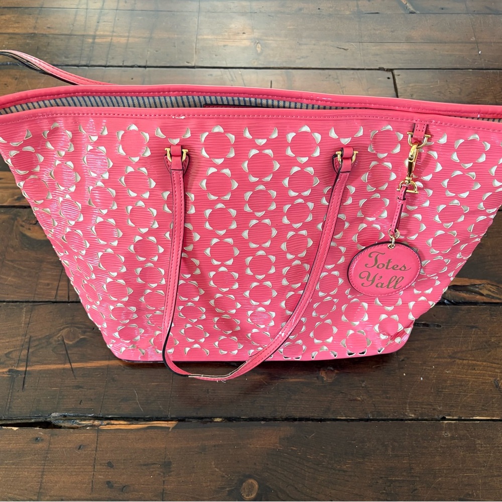 Coral/pink Draper James purse
